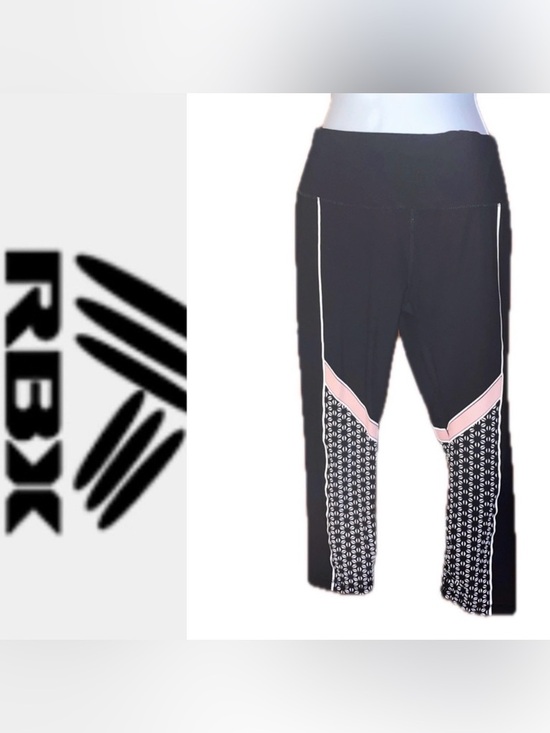 RBX Pants - Black and Pink Patterned Leggings 🌸🖤